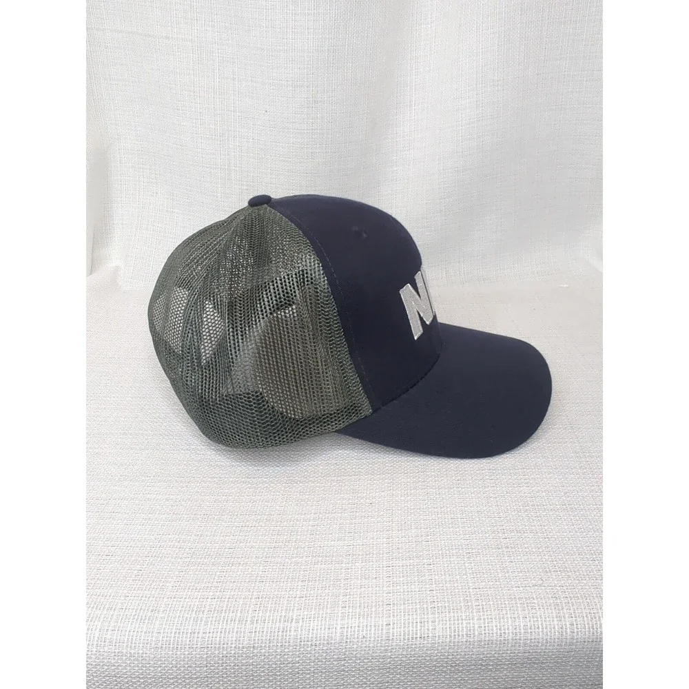 NRA‎ National Rifle￼ Assoc truckers Style hat Snap Back navy/gray Adjustable New